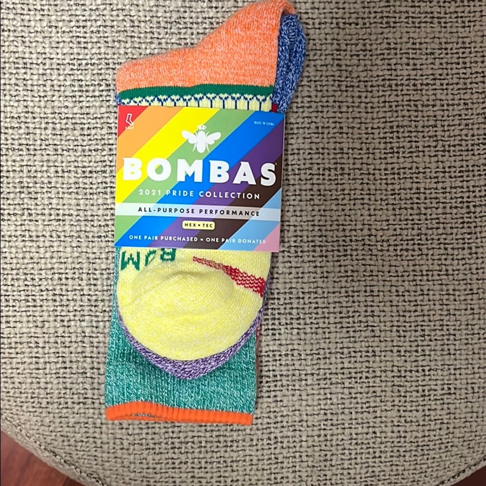 4 pair Bombas calf sock. 🌈 2021 Pride collection